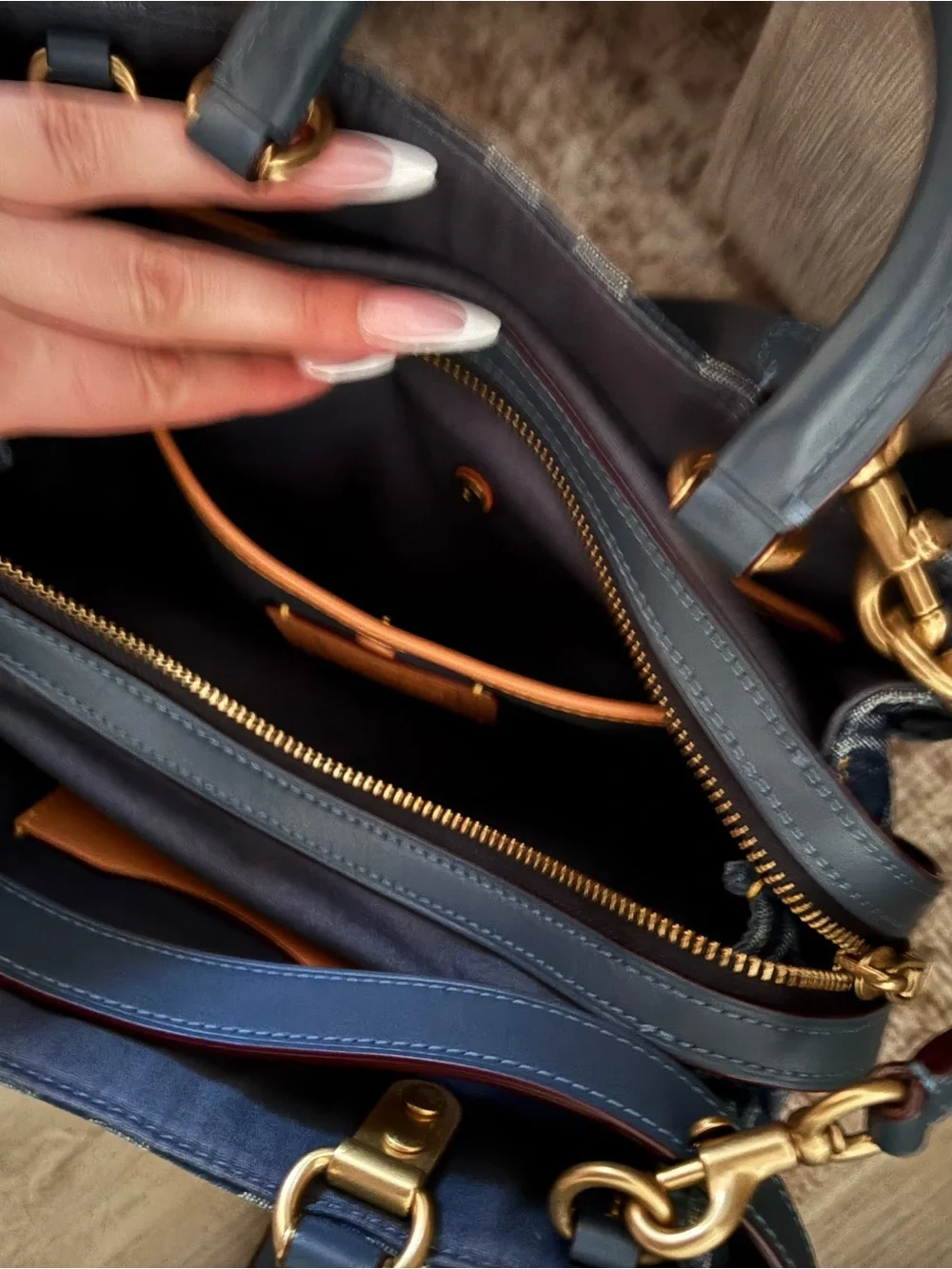 Coach Denim Rogue Bag 25
